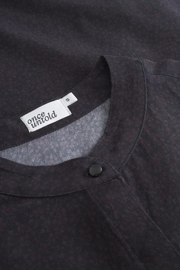 Once Untold Elisa Shirt Printed Plum-2